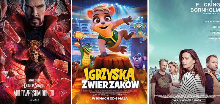 „Doktor Strange w multiwersum obłędu”, „F*cking Bornholm” oraz „Igrzyska zwierzaków” premierowo w Multikinie!