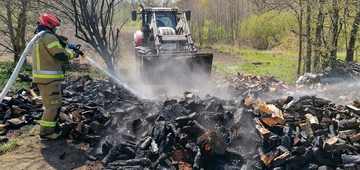 Pożar drewna opałowego