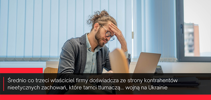 Wojna jak pandemia – firmy nie płacą, trzymają pieniądze na czarną godzinę