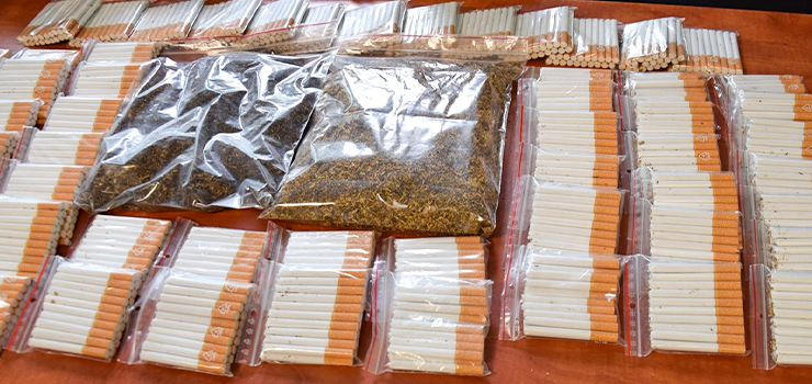 4,5 tys. nielegalnych papierosów zajętych w Elblągu i Piszu