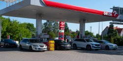 Elbl�g: Kierowcy blokowali stacje benzynowe. Protestuj� przeciw wysokim cenom paliw