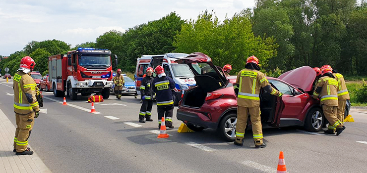 Poniedziałek pod znakiem wypadków