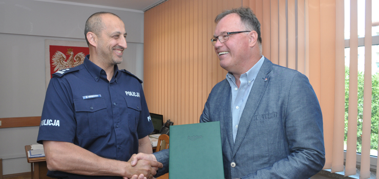 Z wyrazami uznania za zatrzymanie sprawcy rozboju