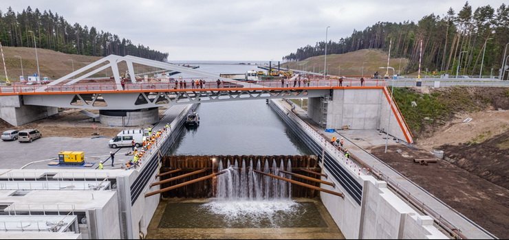 Zalew połączony z Zatoką! Przekop Mierzei wkrótce gotowy