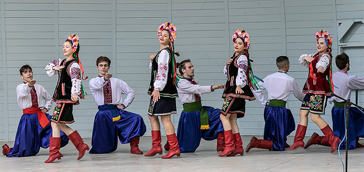 W Baantarni poznawali pikno ukraiskiego folkloru - zobacz zdjcia 