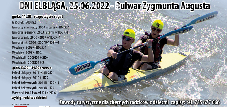 Zawody kajakowe w Elblągu