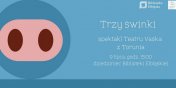 „Trzy winki”  w wykonaniu Teatru Vaka z Torunia na dziedzicu biblioteki. Wstp wolny