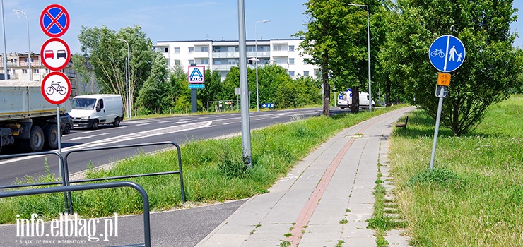 Na ul. Fromborskiej potrzebne są zmiany? „Droga rowerowa nie spełnia wymagań Ministra Transportu”