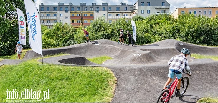 Pumptrack w Parku Traugutta od dziś oficjalnie otwarty