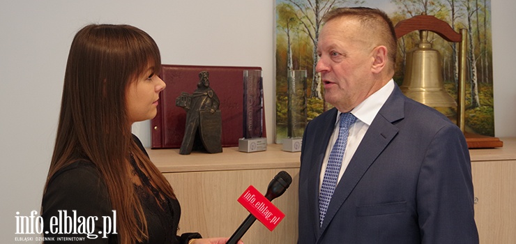 Burmistrz Krynicy Morskiej Adam Ostrowski w rozmowie dla info.elblag.pl - zobacz materiał filmowy