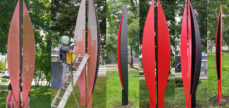 Druga wyremontowana rzeźba w tym roku. To praca autorstwa Jana Ziemskiego