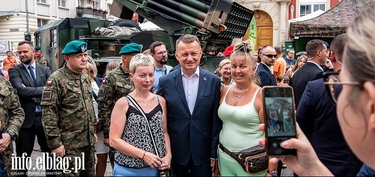 Elbląg: Mariusz Błaszczak wziął udział w pikniku wojskowym (film)