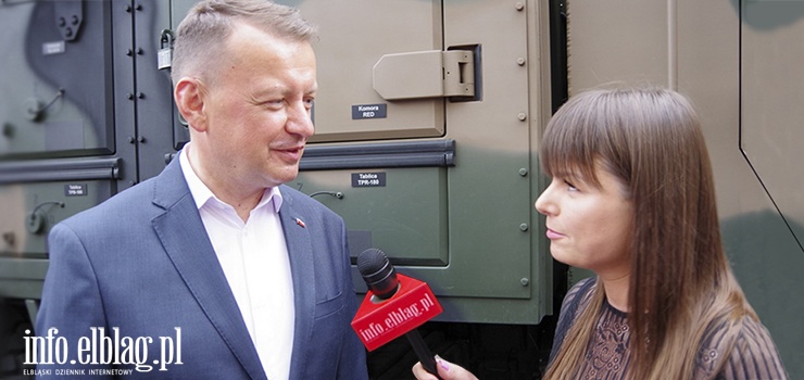 Mariusz Błaszczak: Szczególnie w Elblągu widać, że mamy mocne wsparcie i obecność naszych sojuszników