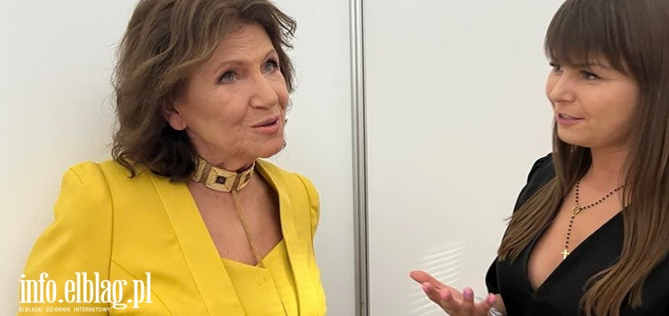 Halina Frąckowiak: Ze sceny widziałam panoramę Elbląga. Architektura była miłym widokiem, który sprawił mi przyjemność