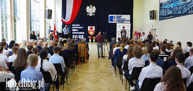 Elblg: Miejskie rozpoczcie roku szkolnego w ZST-I. Zobacz zdjcia