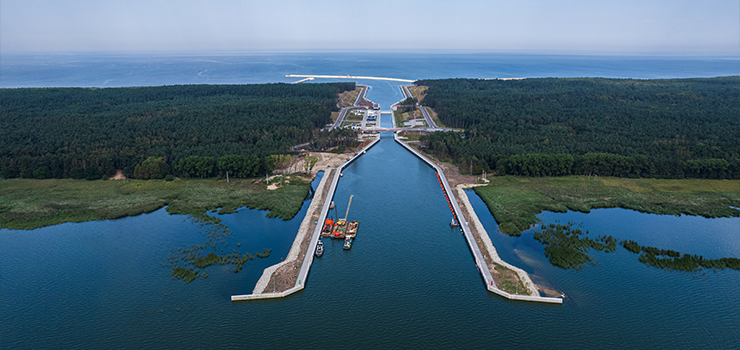 Ostatnie prace i porządki na budowie Kanału Żeglugowego na Mierzei Wiślanej! (film)