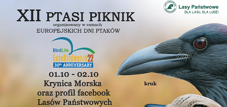 Zapraszamy miłośników ptaków, przyrody, lasu i aktywnego spędzania czasu na łonie natury na XII Ptasi Piknik