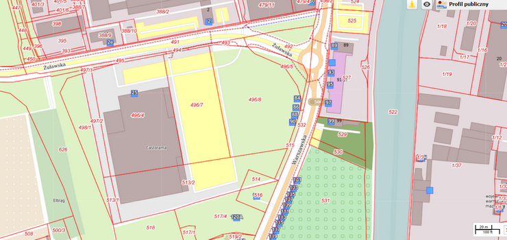 Elbląg: Przy ul. Żuławskiej powstaną kolejne sklepy?