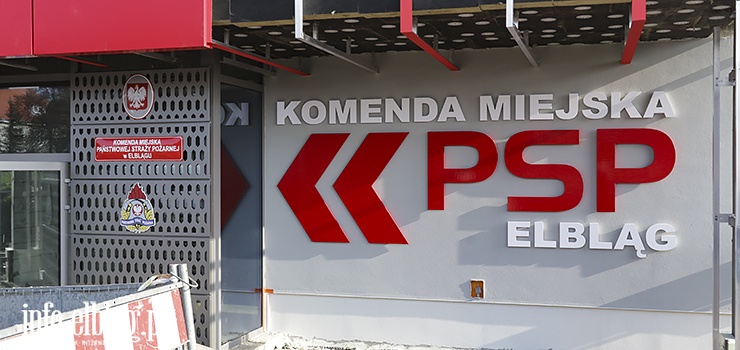 Elblg: Straacy od dzi w nowej siedzibie