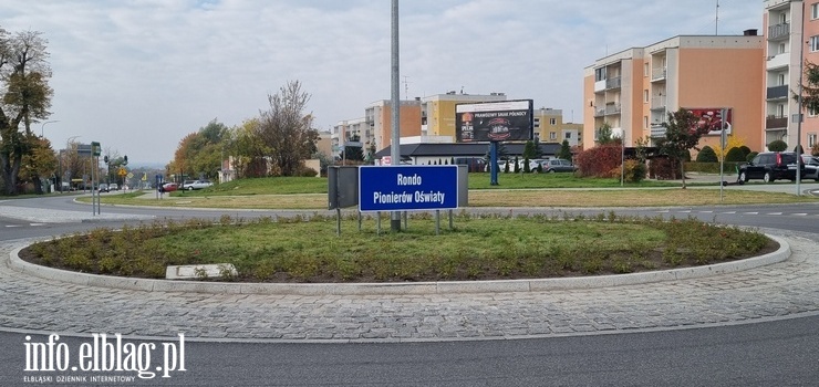 Elbląg: Od dziś to Rondo Pionierów Oświaty. "Tworzyli elbląską edukację w ciężkich czasach"