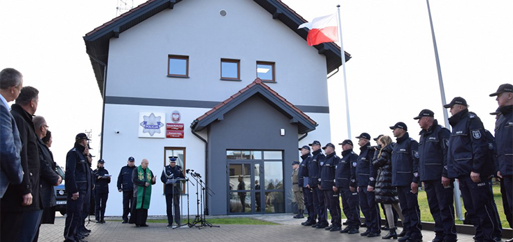 Za nami uroczyste otwarcie nowej siedziby posterunku policji w Mynarach