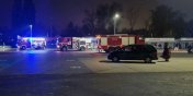 Poar pawilonu handlowego na targowisku miejskim i awaria prdu