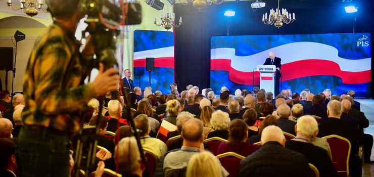 Jarosław Kaczyński był w Olsztynie i Ostródzie. Planuje też wizytę w Elblągu