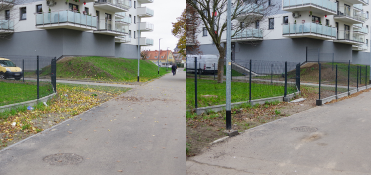 Po interwencji INFO na Malborskiej zamontowano ogrodzenie poprawiające bezpieczeństwo