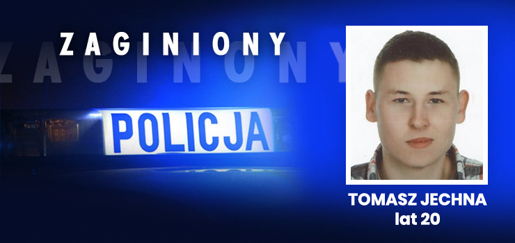Policjanci z Pasłęka poszukują zaginionego Tomasza Jechnę, zam. Podągi, gm. Godkowo.