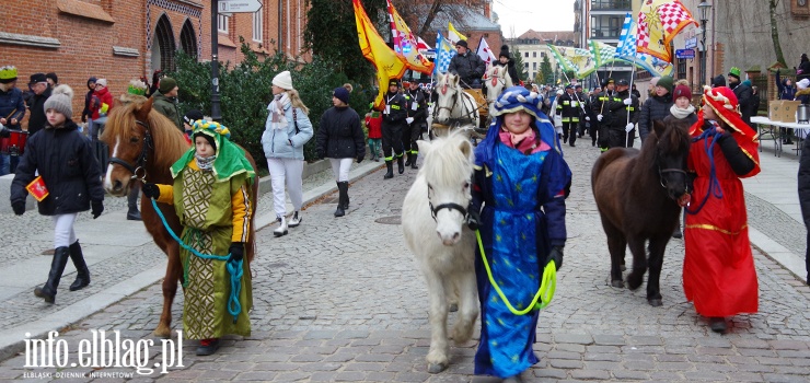Orszak Trzech Króli ponownie w Elblągu. Wspólne kolędowanie mieszkańców (zobacz zdjęcia)