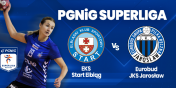 W sobotę zapraszamy na mecz Superligi Kobiet. Start Elbląg - Eurobud JKS Jarosław