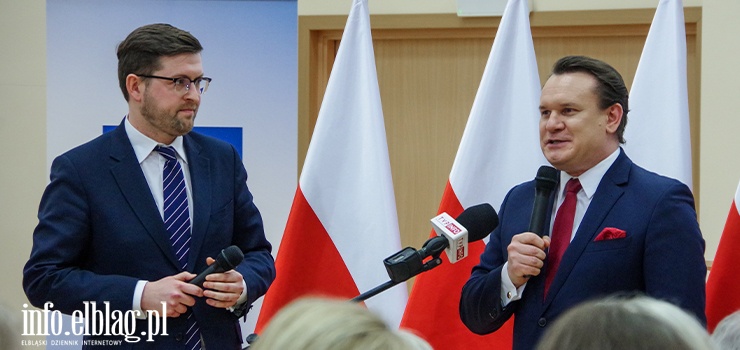 Europoseł Dominik Tarczyński w Elblągu: Cieszę się, że była otwartość na dyskusję. Na pewno tu wrócę