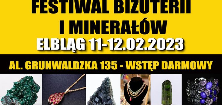 Elbląg: Festiwal Biżuterii i Minerałów już w ten weekend