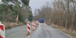 Brak postpw na drodze wojewdzkiej 501. Na budowie nie ma pracownikw i sprztu