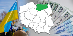 Od najazdu Rosji na Ukrain� min�� rok. Wicewojewoda: Pomoc dla uchod�c�w w naszym wojew�dztwie to ponad 177 mln z�