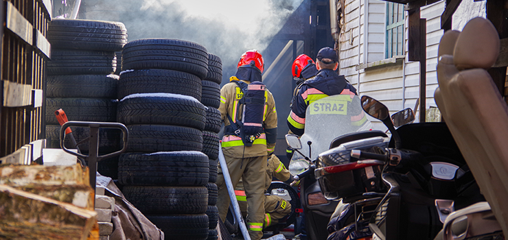 Pożar przy Akacjowej