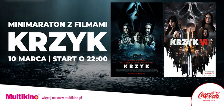 NMF: Minimaraton z filmami KRZYK ju 10 marca w Multikinie - wygraj bilety