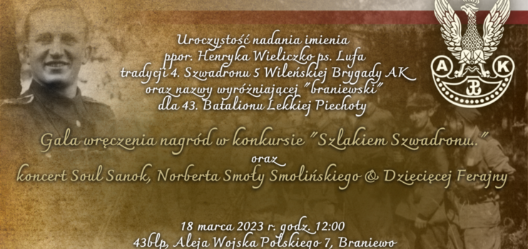 „Takie bd Rzeczypospolite, jakie ich modziey chowanie…”. Laureaci konkursu "Szlakiem szwadronu ppor. Henryka Wielicz