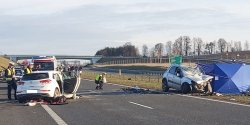 Tragiczny wypadek na S7. Zginy dwie osoby