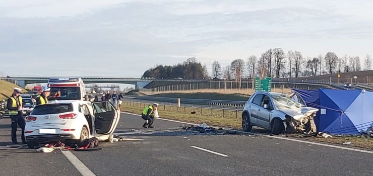 Tragiczny wypadek na S7. Zginy dwie osoby