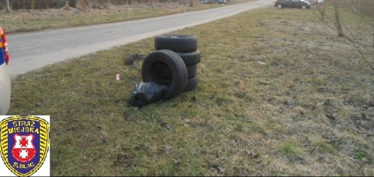 Co roku, Elbląg zanieczyszczają porzucone opony samochodowe