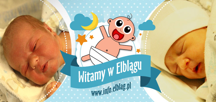 Witamy w Elblągu: Antonię, Ignacego, Alana i Nikodema