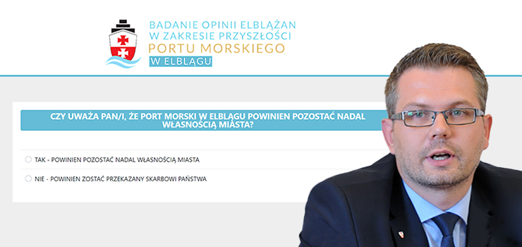 Radni PiS o ankiecie dot. portu: Pan prezydent manipuluje opinią publiczną