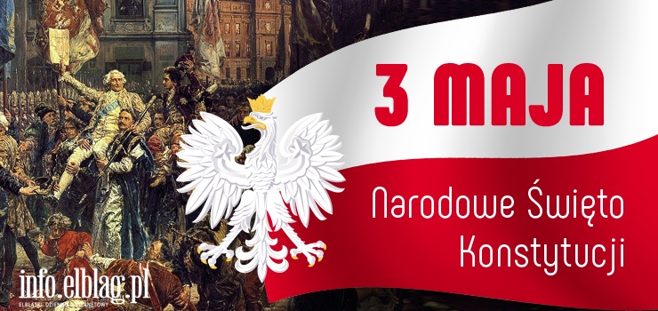 Święto Konstytucji 3 Maja to dzień wolny od pracy
