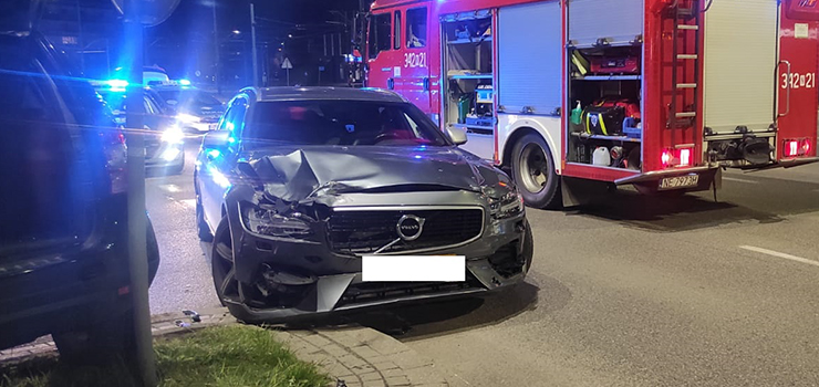 Kolizja na skrzyżowaniu 12 lutego z Teatralną 