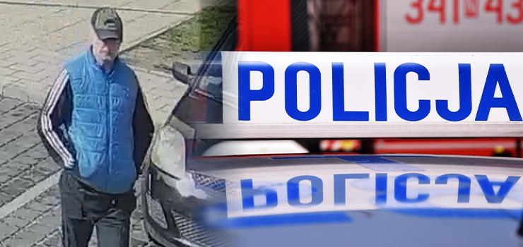 Policjanci z Elbląga poszukują mężczyzny widocznego na nagraniu z monitoringu
