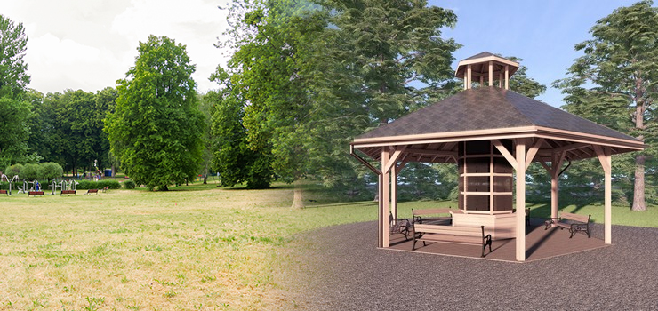 Na razie jest trawnik, ale do września powstanie tu tężnia za 400 tys. zł