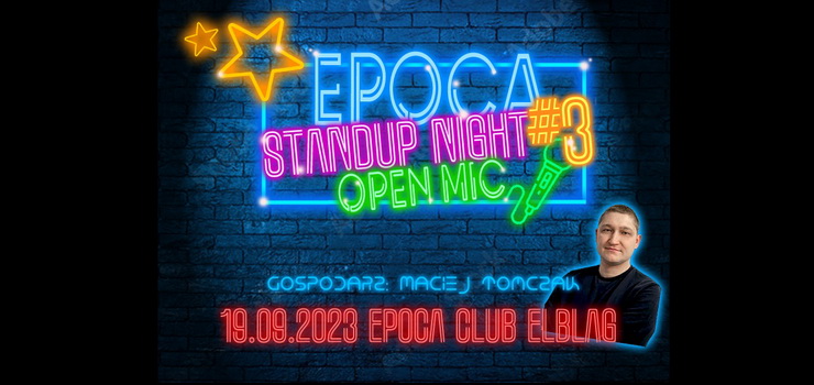 Epoca Standup Night we wrześniu- wygraj bilety