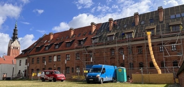 Ruszył remont dachu muzeum