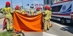 miertelny wypadek motocyklisty na ul.12 Lutego